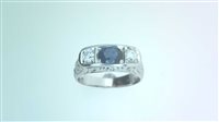 Ringe Sommer in Weißgold Zaffiro 0.65 Ct ZAF CT 0.65 DIA CT 0.24 G/VS - ZAF CT 0.65 DIA CT 0.24 G/VS